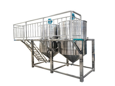 Usine automatique de raffinerie de pétrole de soja en Ethiopie